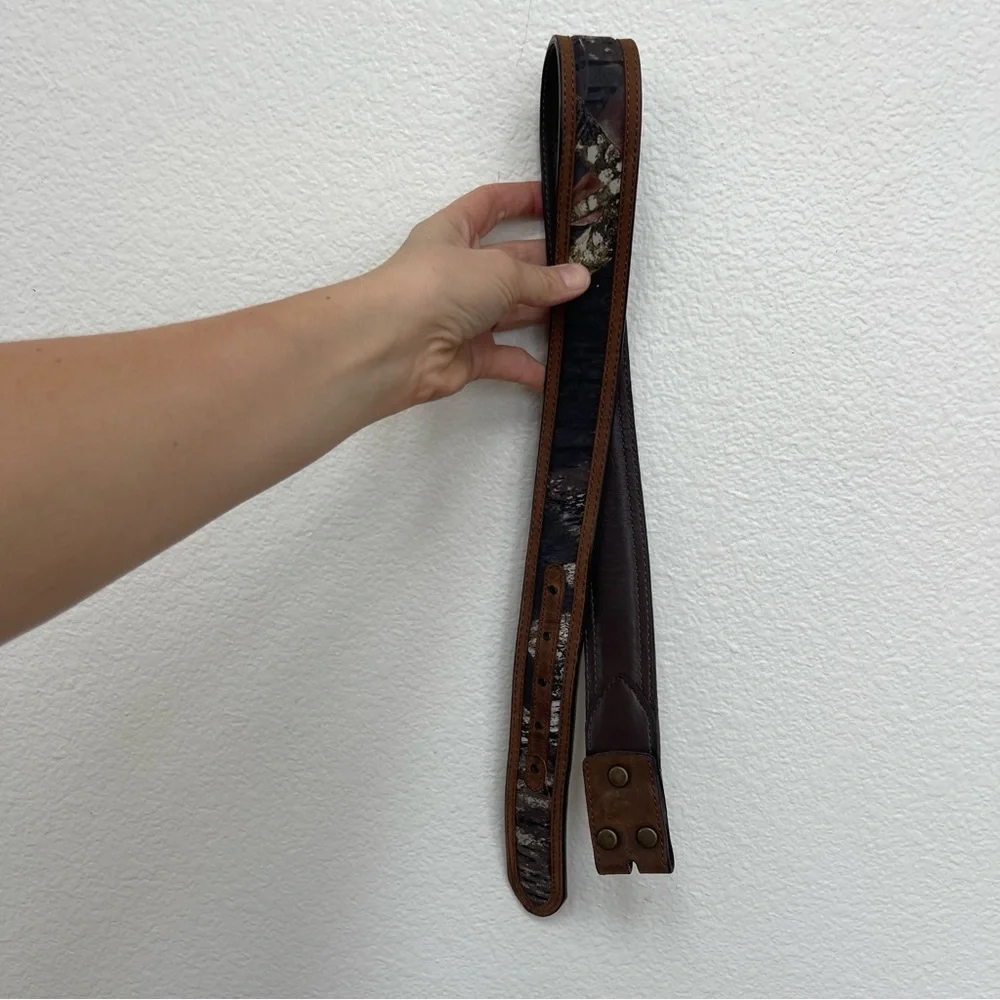 Nocona Belt Company Camo Leather Belt